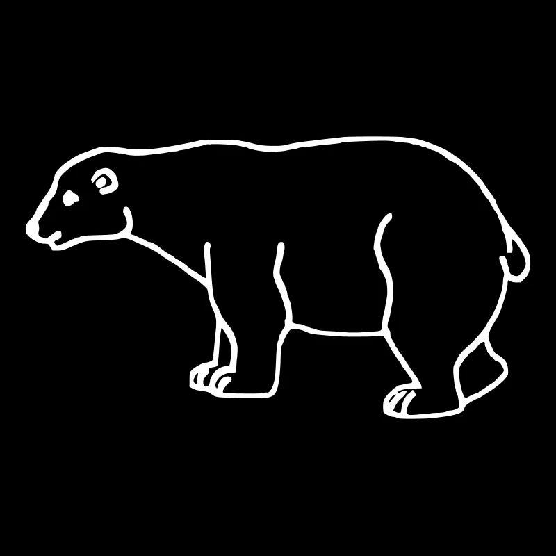 A polar bear
