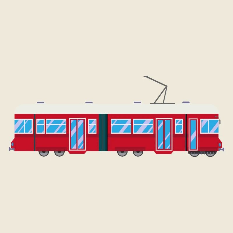 Tram, tramway, train, chemin de fer