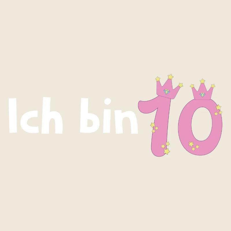 Ich bin schon 10 Mädchen 10 Jahre alt