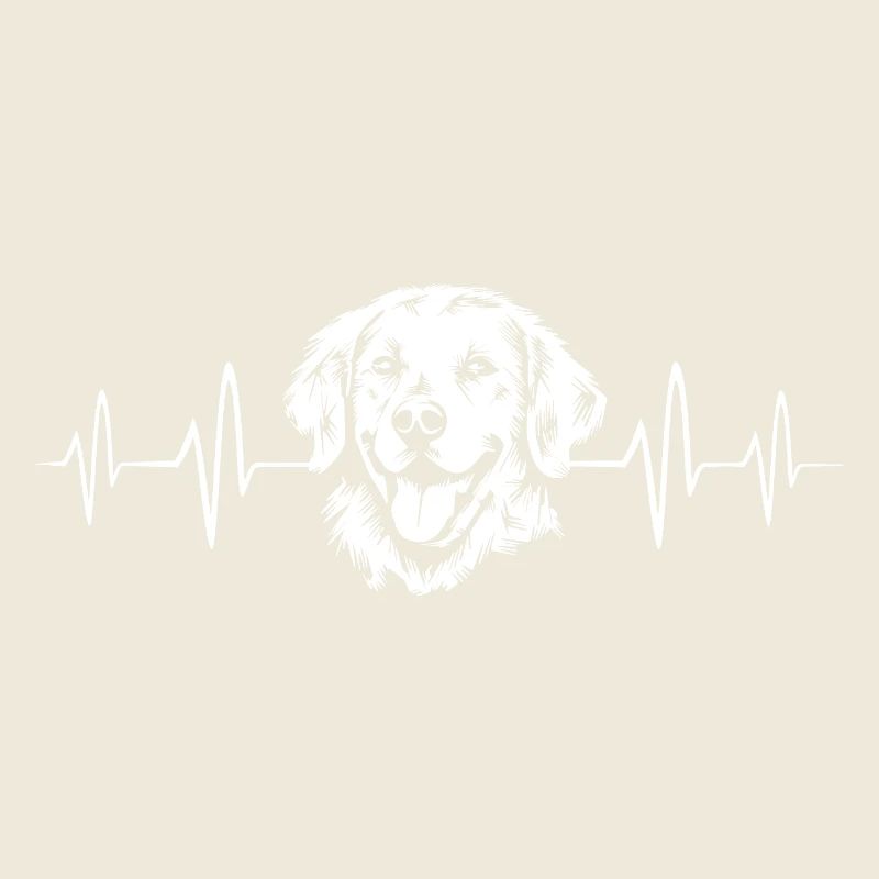 Golden Retriever Heartbeat - Dog Lovers Pulse
