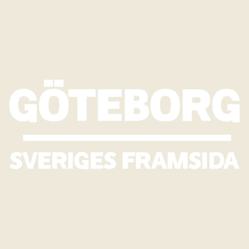 Impression d'art abstrait de Göteborg pour t-shirt