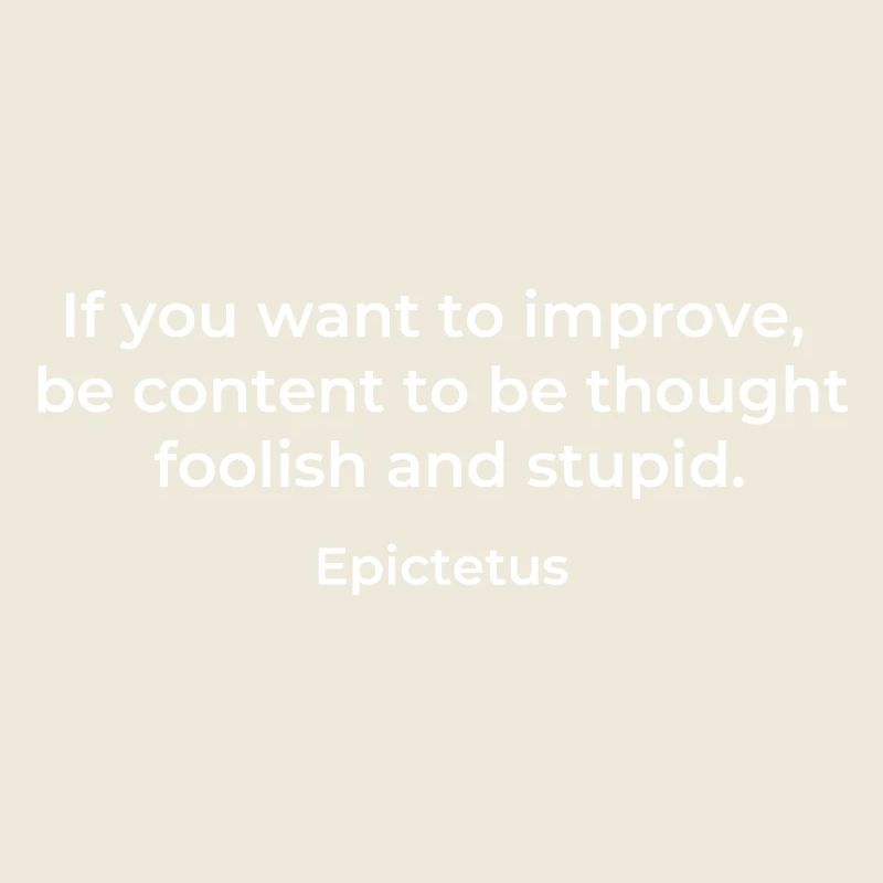 Epicteus Minimalist Motivational Quote Design