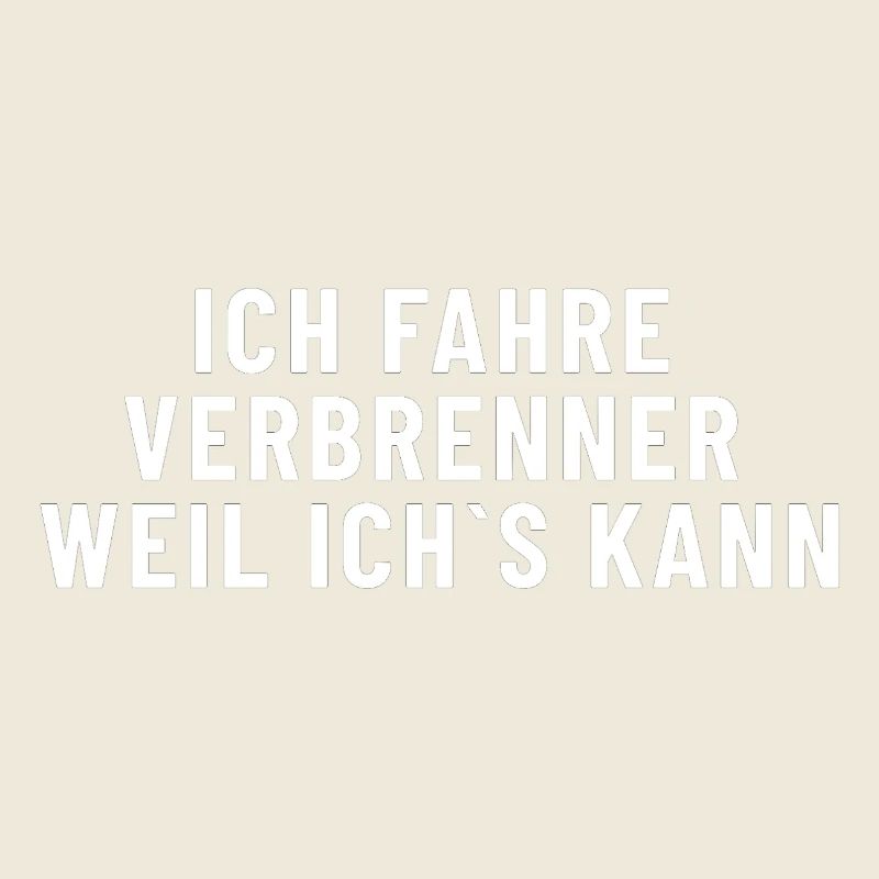 I drive combustion engines because I can
