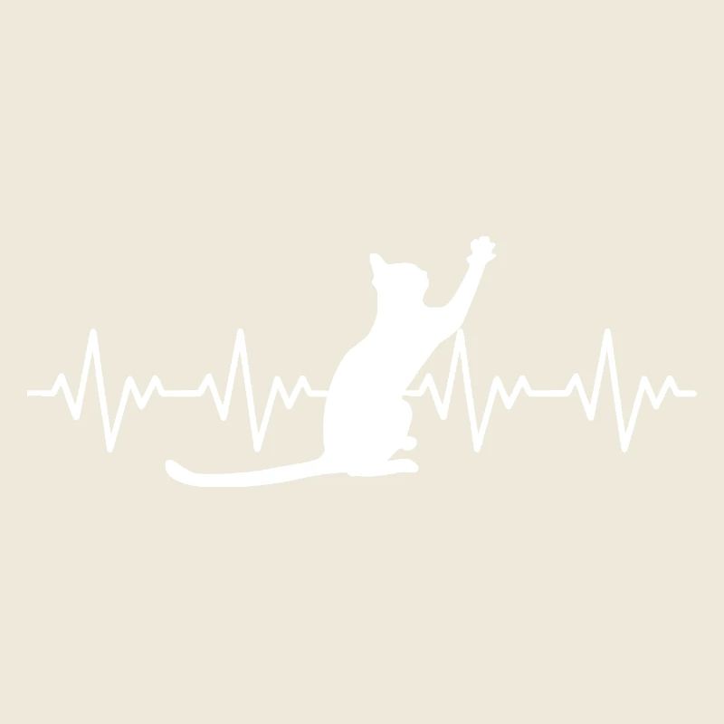 ECG du chat Fréquence cardiaque Battement de cœur