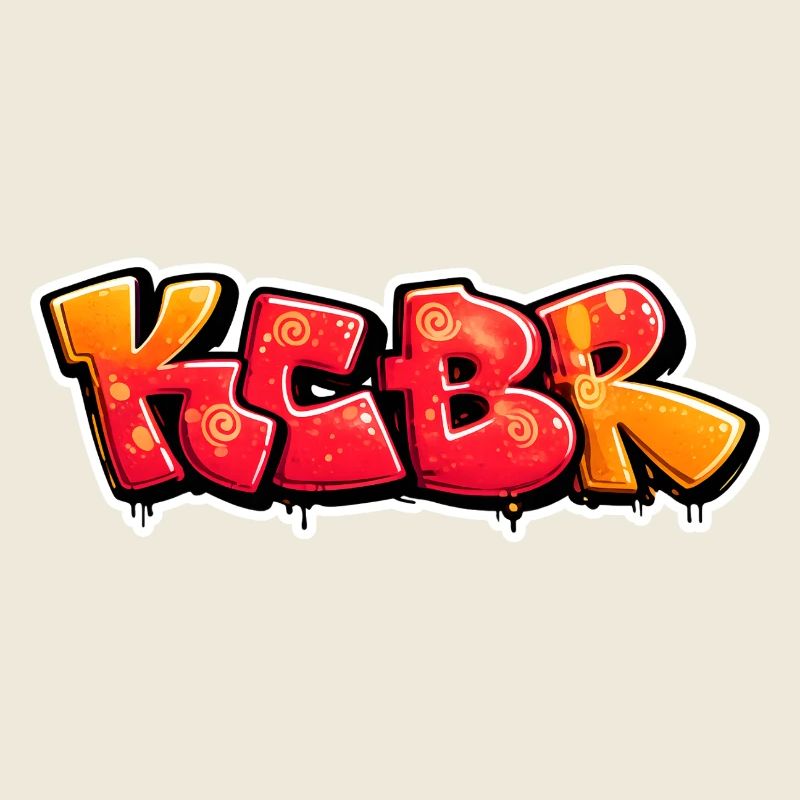 KCBR Graffiti Burst Design