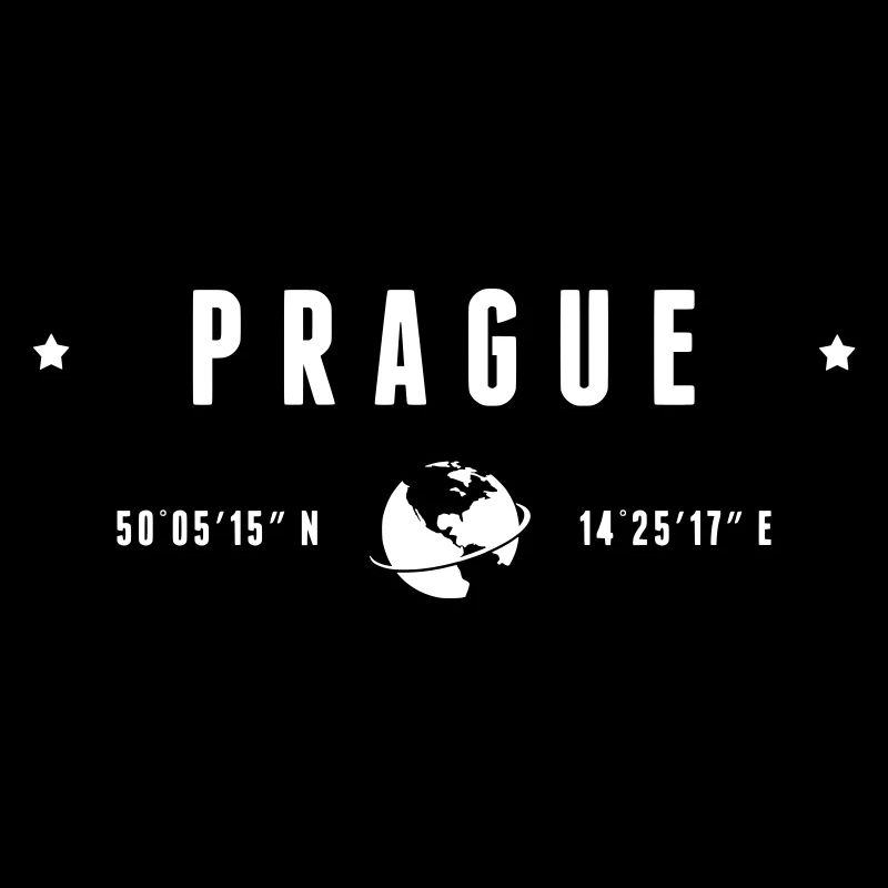 Prague GPS Coordinates Czech Republic