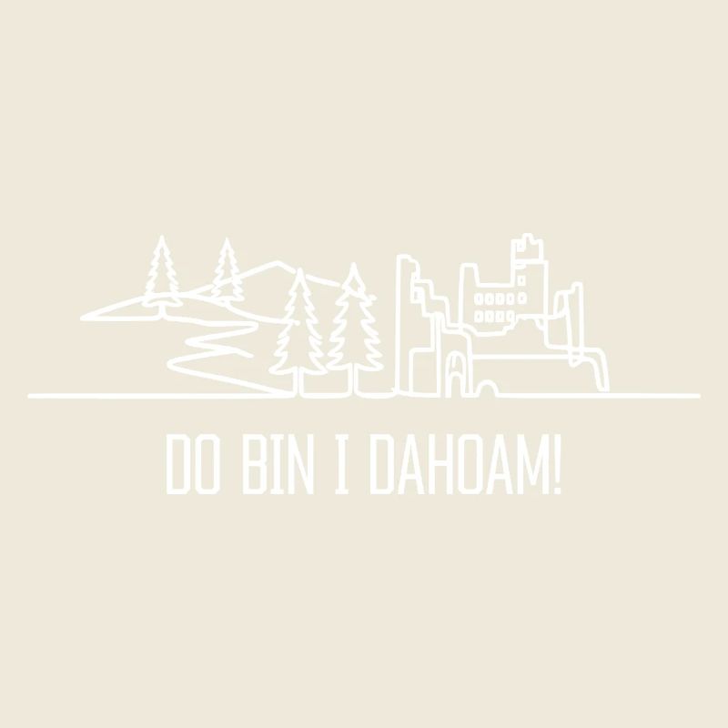 Dahoam - Baden proverb dialect Black Forest