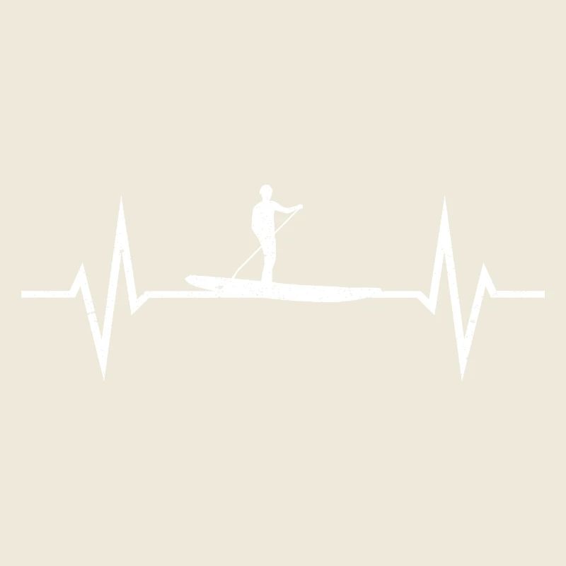 SUP Battement de cœur Debout Paddle ECG