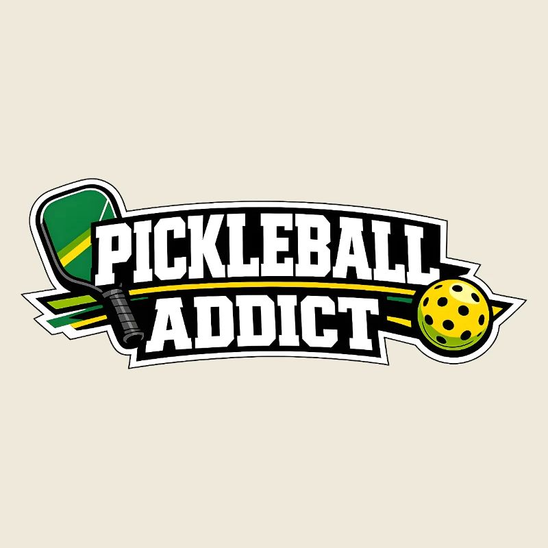 Pickleball Addict Logo