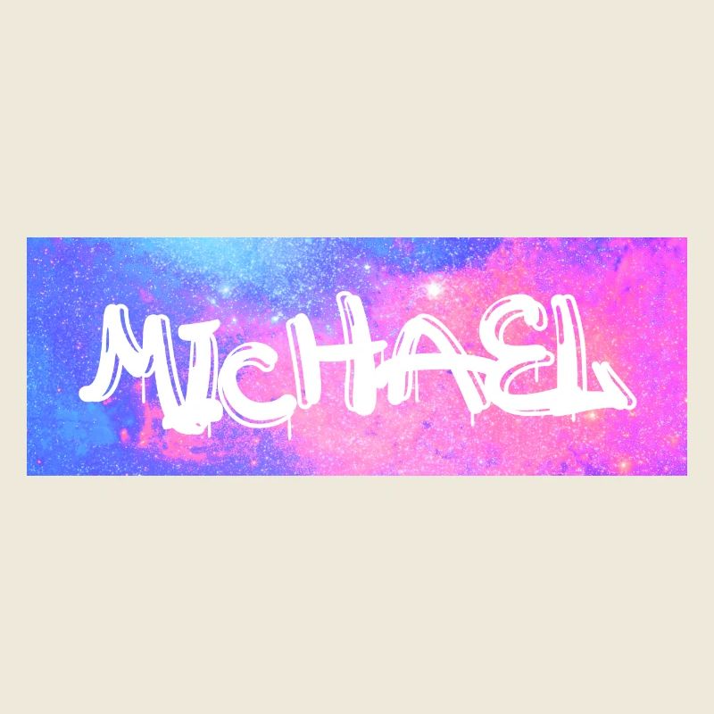 Michael Name Gift Gift Idea Galaxy