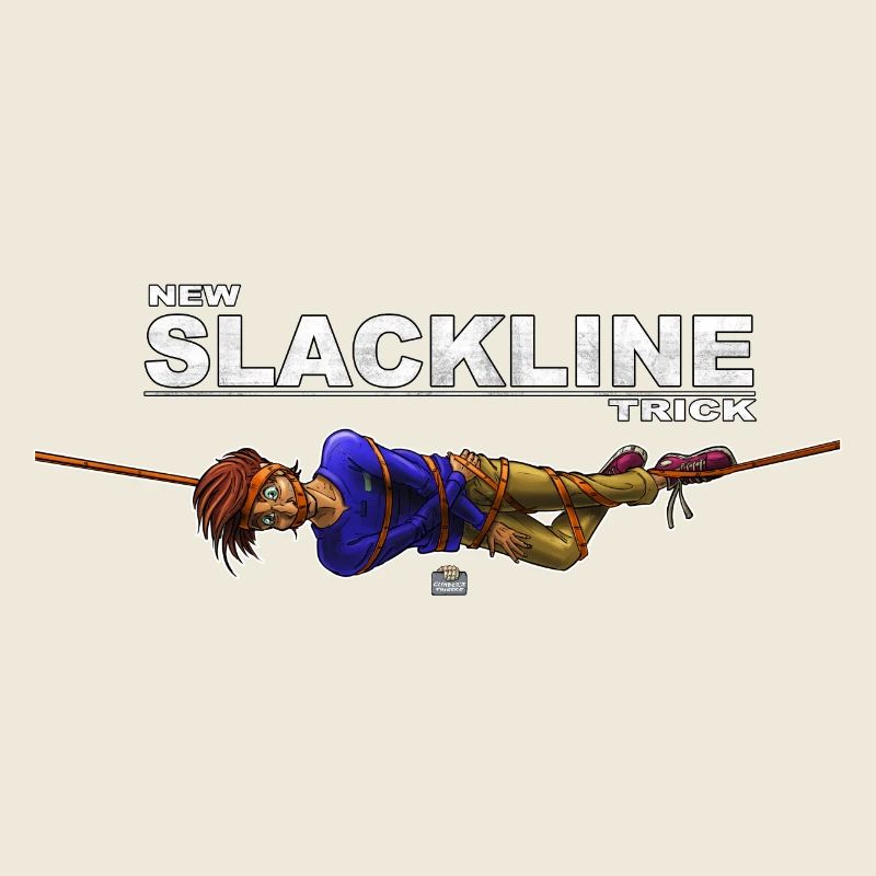 New slackline trick - crazy slackliner