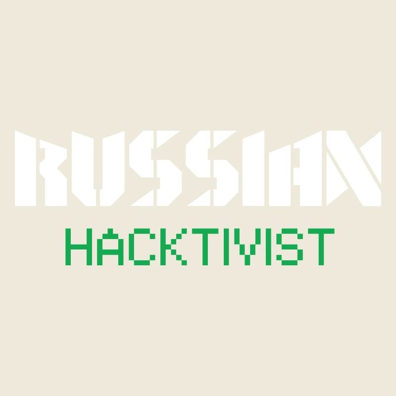 Conception de cybersécurité par hacktiviste russe