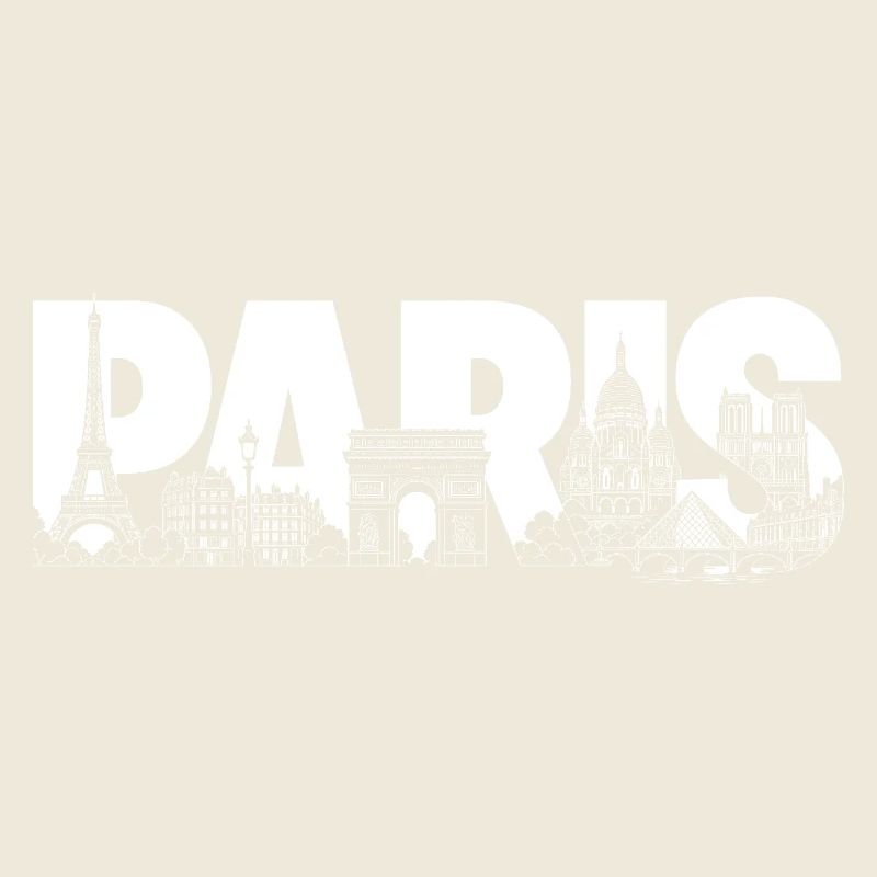 Paris Frankreich Eiffelturm Triumphbogen 