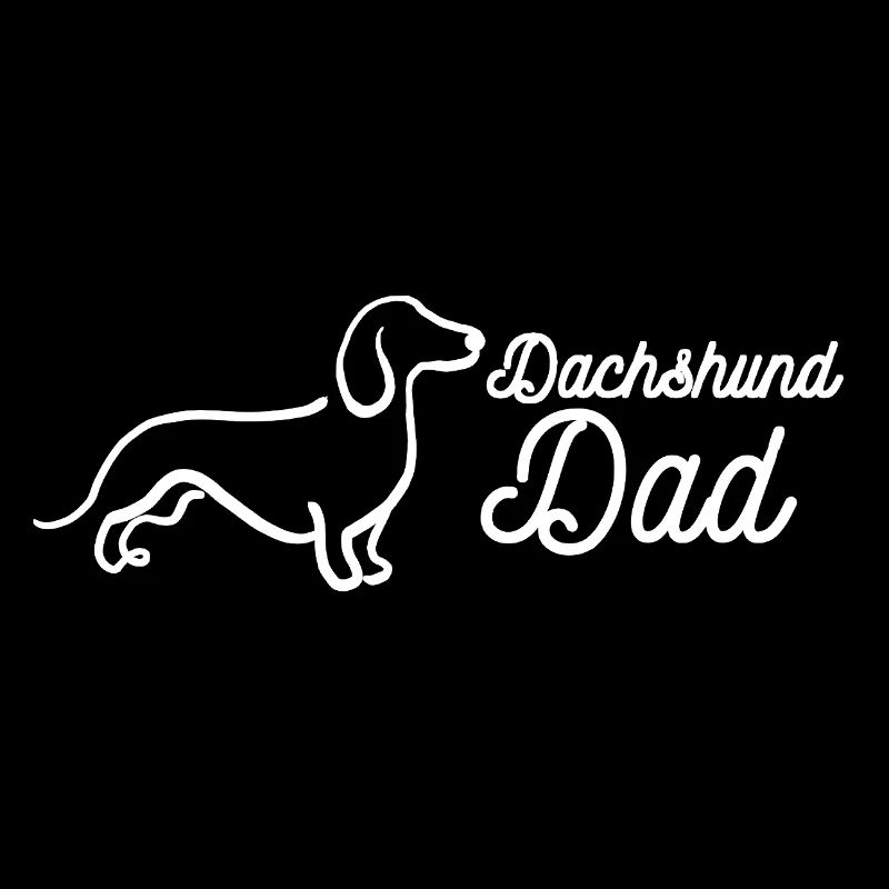 Dackel Dad Linienkunst Shirt