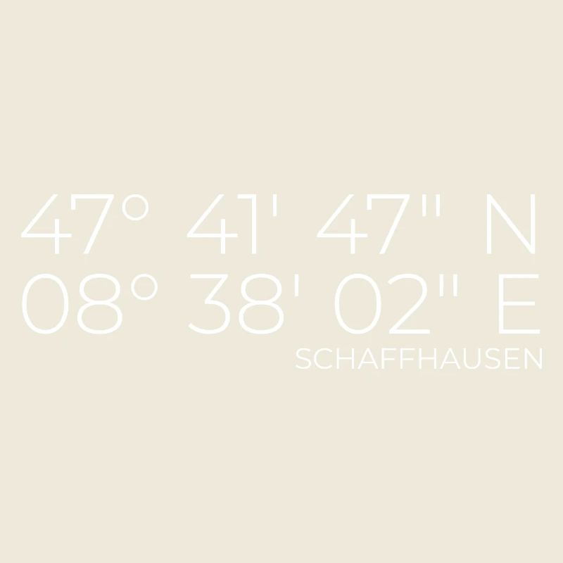 Coordonnées Schaffhouse