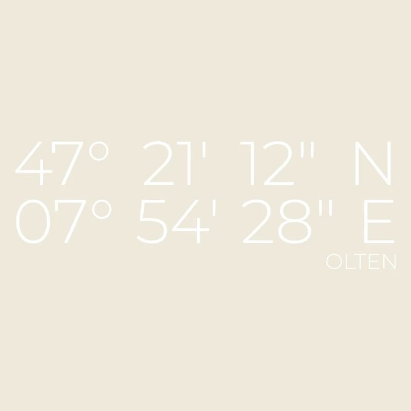 Coordinates Olten