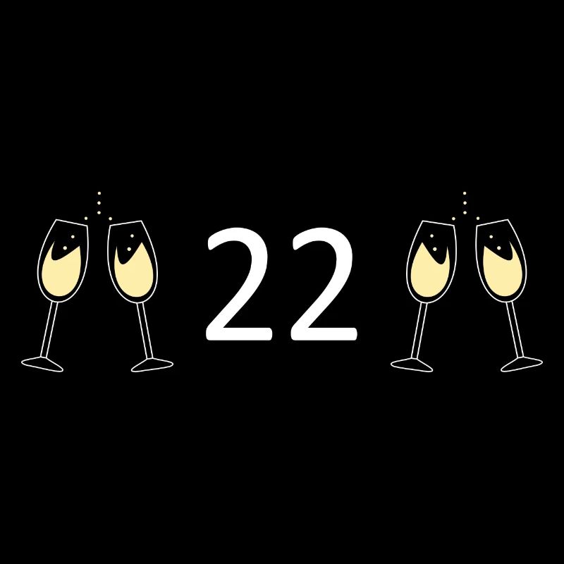 22e anniversaire 22 ans anniversaire 22 ans numéro 22