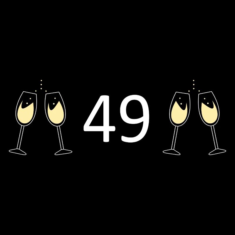 49e anniversaire 49 ans 49 ans numéro 49