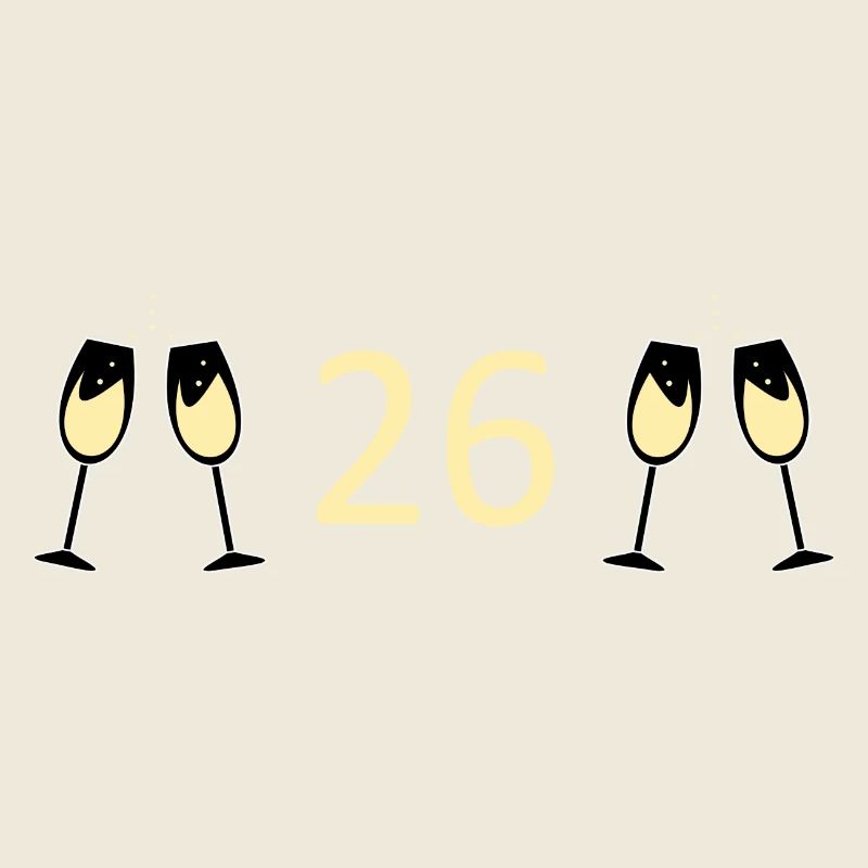 26e anniversaire 26 ans 26 ans numéro 26