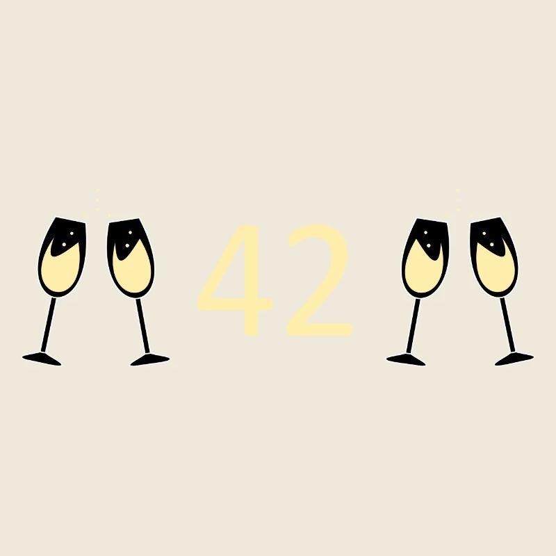 42e anniversaire 42 ans 42 ans numéro 42