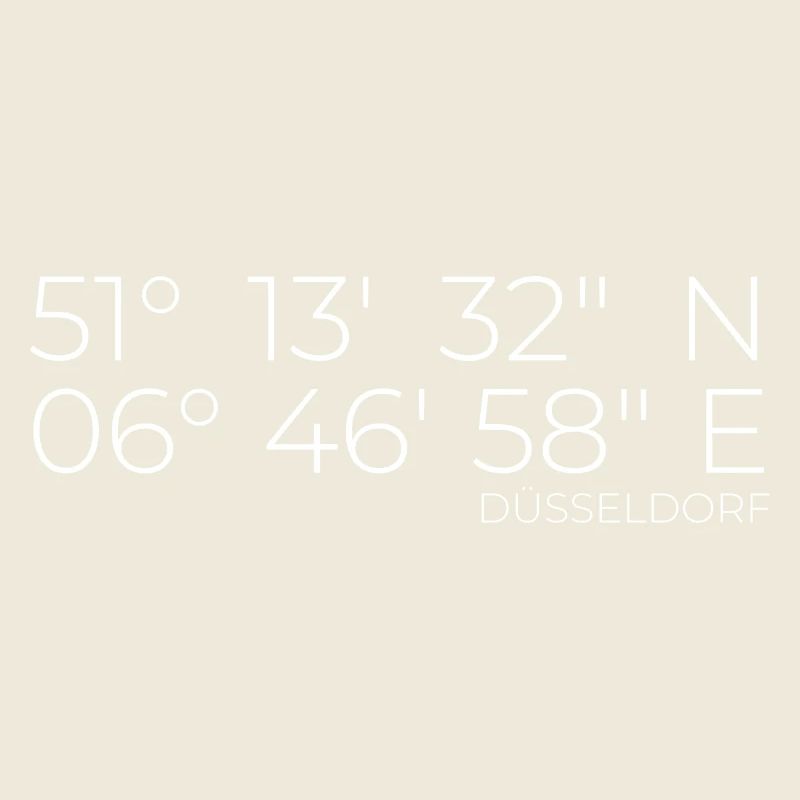 Coordinates Dusseldorf