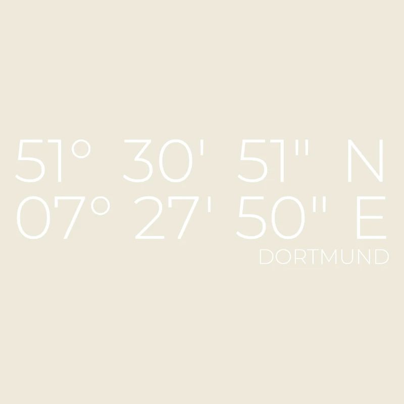 Coordinates Dortmund