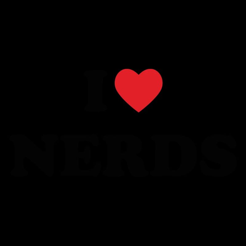 « J’adore les nerds » // Designs tendance