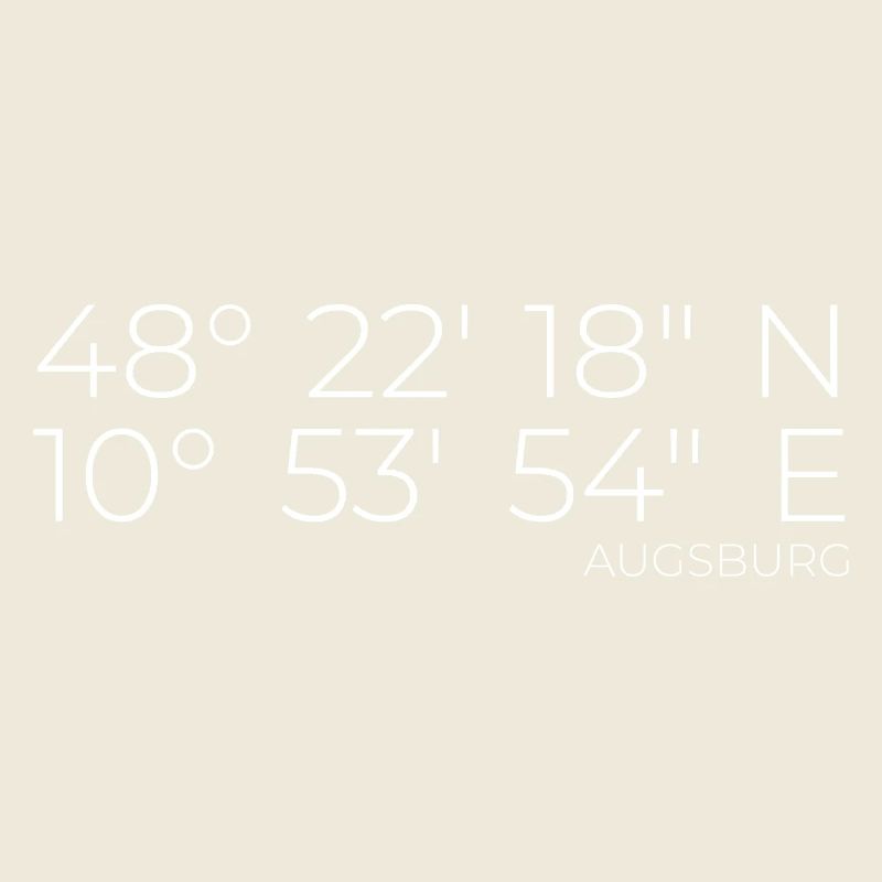 Coordinates Augsburg