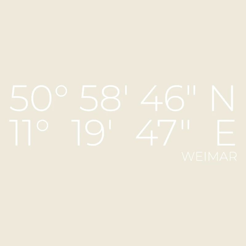 coordonnées Weimar