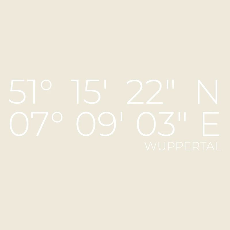 Coordinates Wuppertal