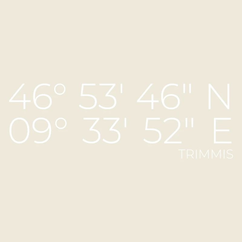 Coordinates Trimmis Graubünden Switzerland