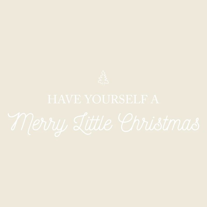 Typographie Joyeux Petit Noël