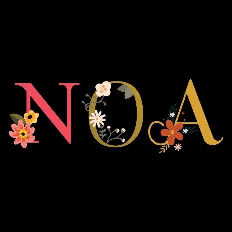 Nom de l’ANO décoré de fleurs