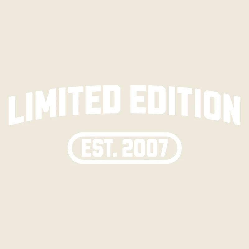 Limited Edition 2007 Birthday