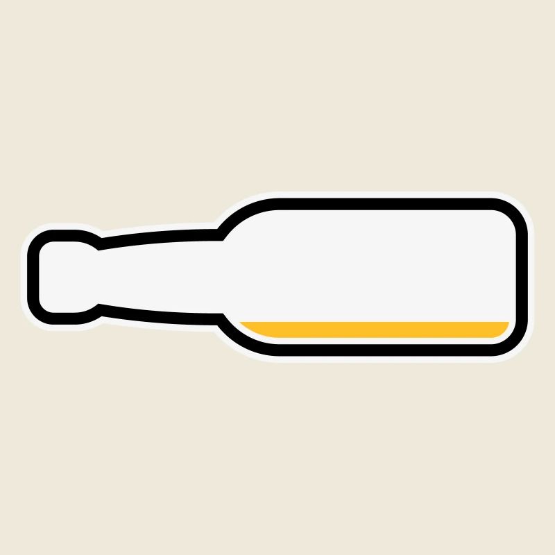 Bierflasche Leer (Bier Bierchen Symbol / POS 3C)