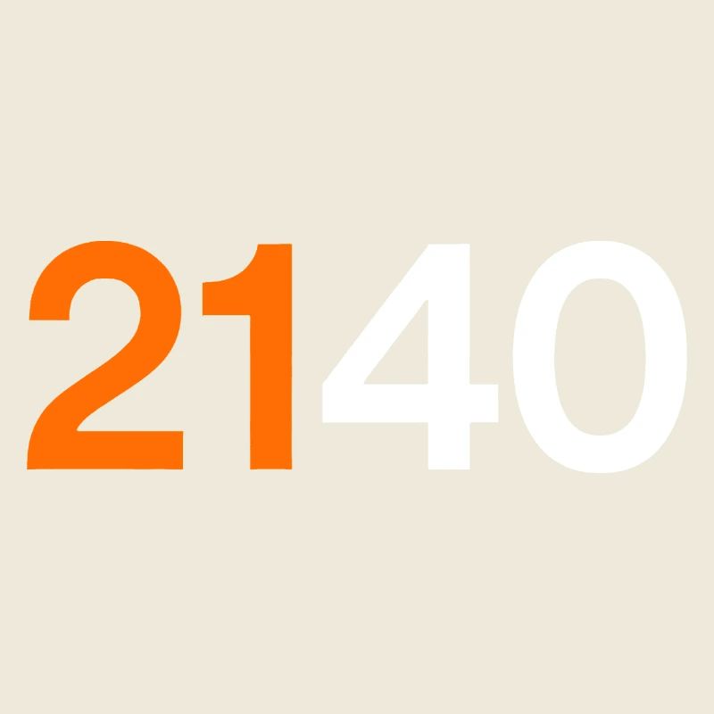 Bitcoin 2140 Fixed Supply Typography