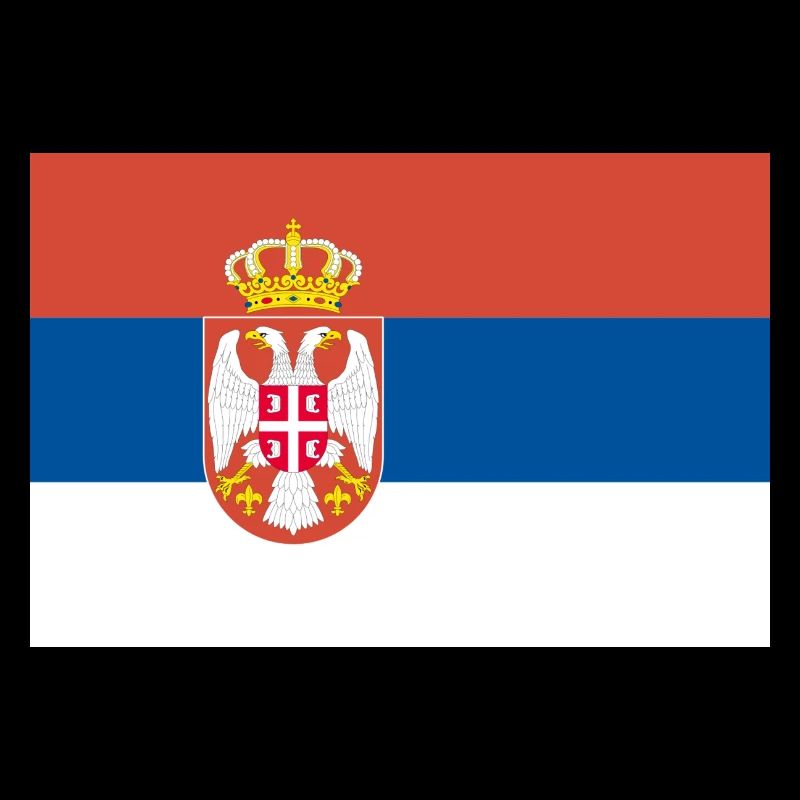 Serbische Flagge