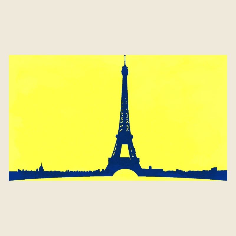 Eiffel Tower in abstract