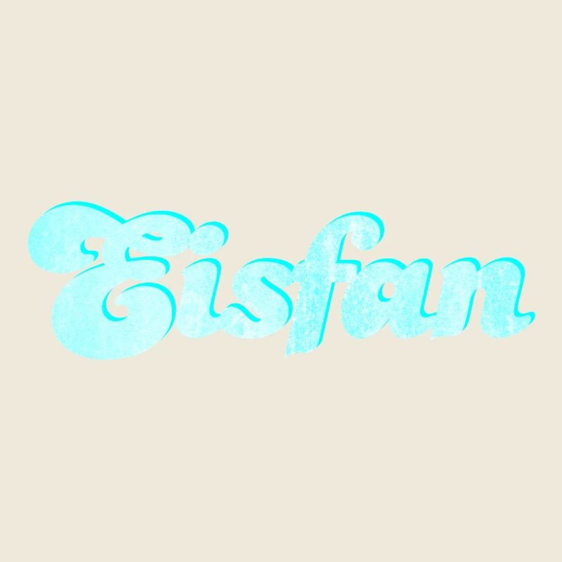 Eis Fan Eiscreme süß Sommer Eiskrem Handschrift