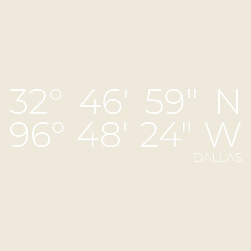 Coordinates Dallas