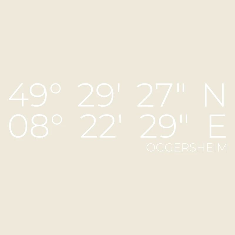 Coordinates Oggersheim