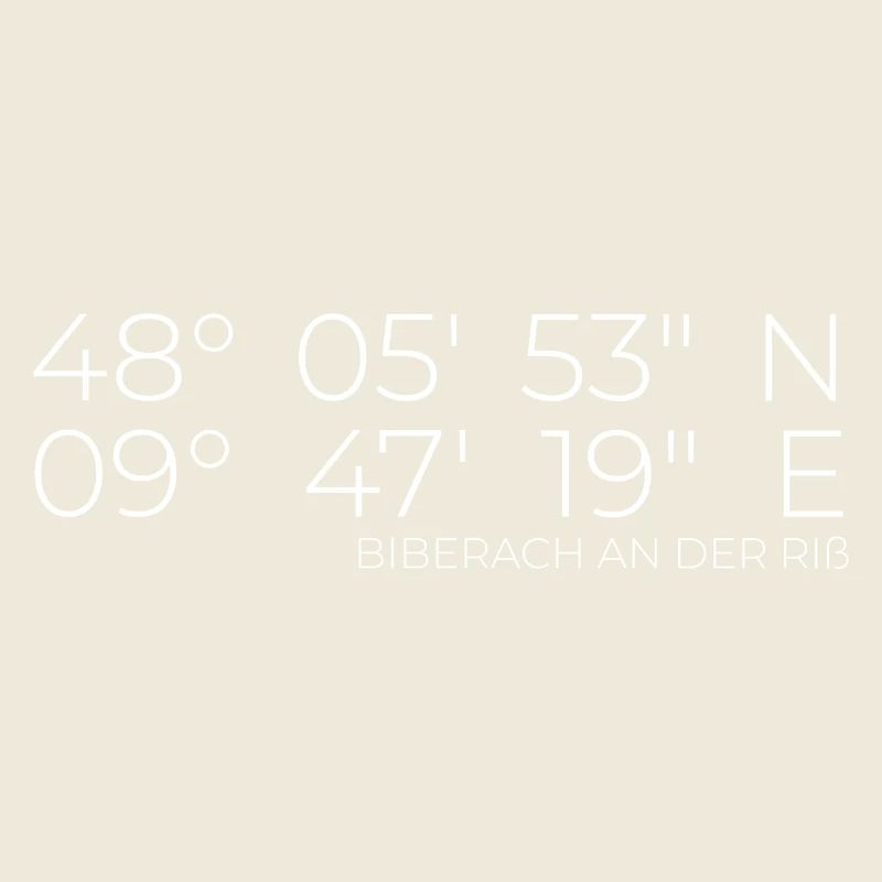 Coordinates Biberach an der Riß