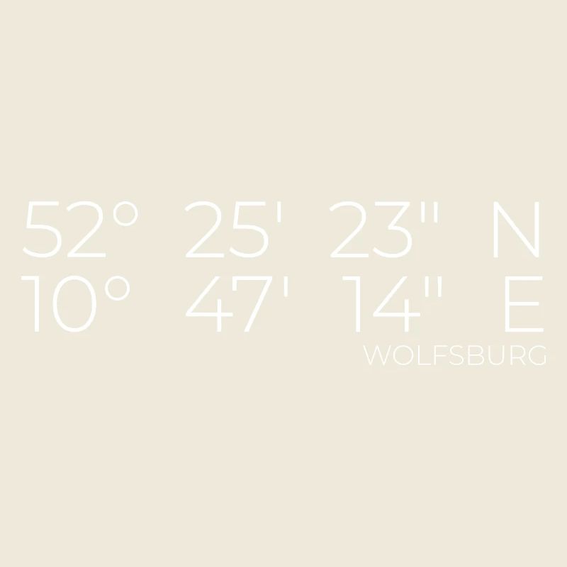 Coordinates Wolfsburg
