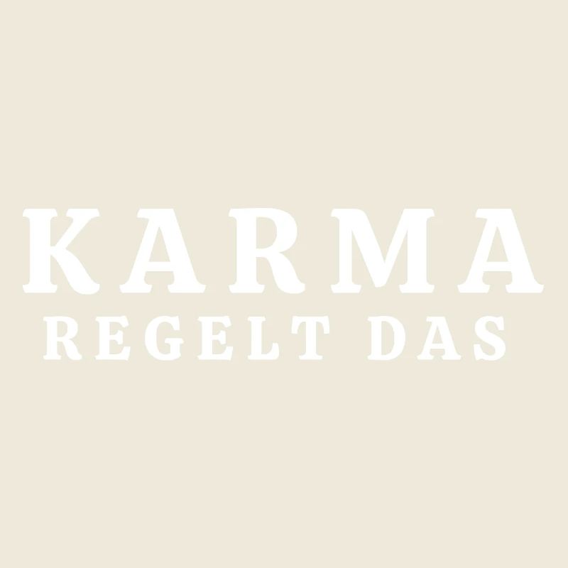 Karma regelt das