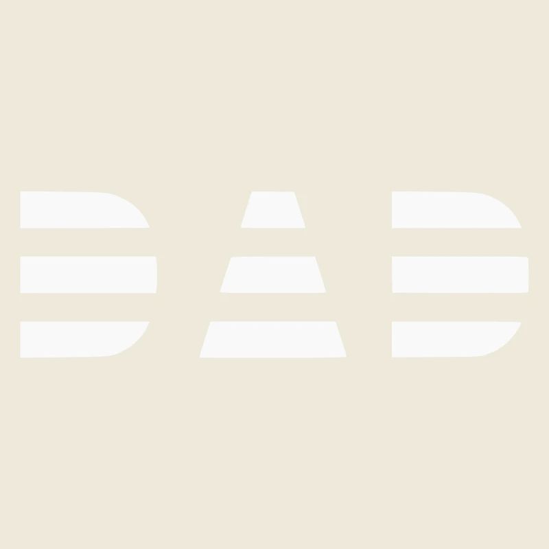 Cooles Dad Logo gestreift