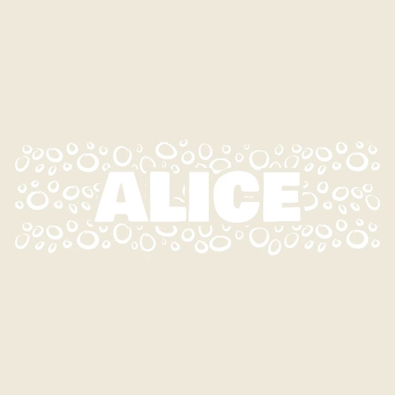 Typographie d'Alice Leopard