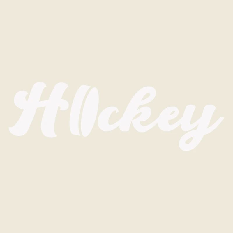 Hockey Script Flow – Eleganter Logo-Look