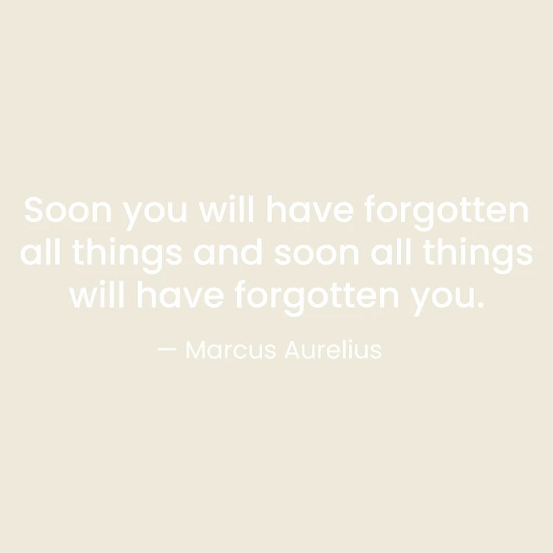Marcus Aurelius Stoic Quote design