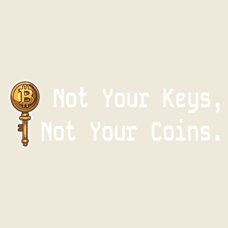 Not Your Keys Not Your Coins Crypto Cryptocurrency