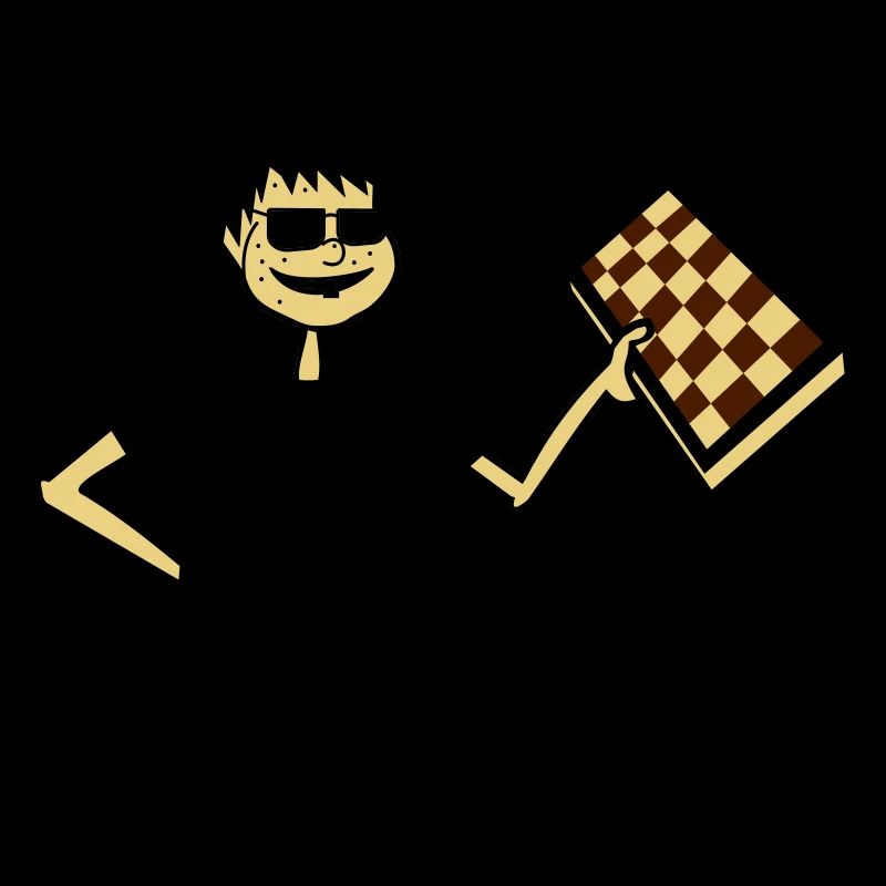 Chess Nerd Hobby Board Game Gift Glasses Cool